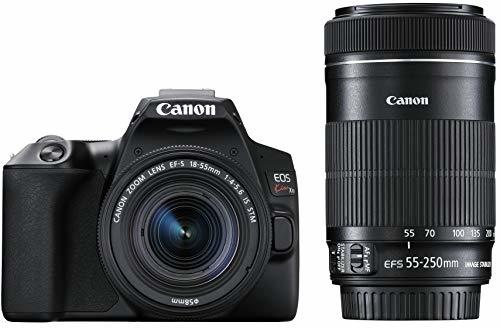 Canon デジタル一眼レフカメラ EOS Kiss X10 ダブルズームキット ブラック (中古品)_画像1