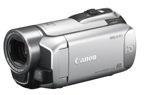 Canon デジタルビデオカメラ iVIS HF R11 スノーシルバー IVISHFR11SL(中古品)
