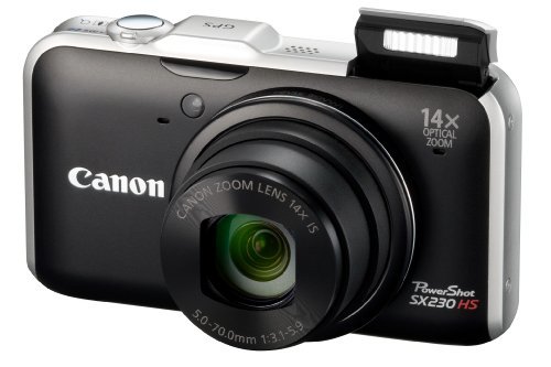 Canon デジタルカメラ PowerShot SX230 HS ブラック PSSX230HS(BK)(中古品)