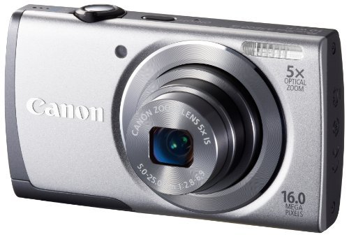 Canon デジタルカメラ PowerShot A3500 IS(シルバー) 広角28mm 光学5倍ズー(中古品)_画像1