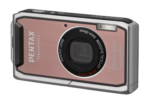 Pentax Optio W60 10MP 防水デジタルカメラ 5倍光学ズームと2.5インチLCD( (中古品)