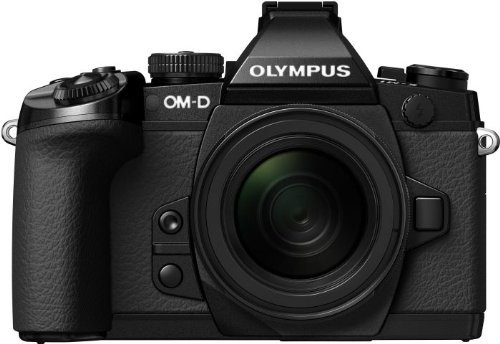 OLYMPUS ミラーレス一眼 OM-D M1 12-50mm EZ レンズキット ブラック 防塵 (中古品)