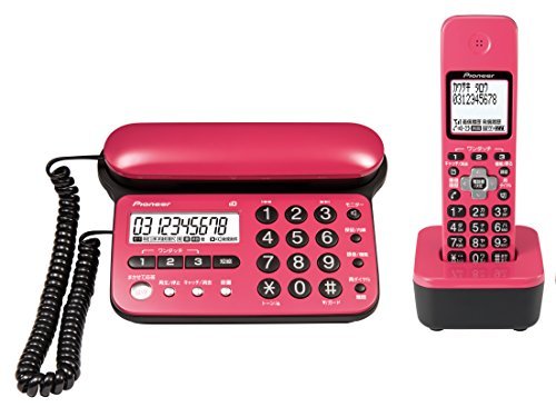 パイオニア TF-SD15S デジタルコードレス電話機 子機1台付き/迷惑電話防止 (中古品)