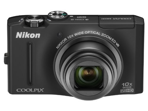 Nikon デジタルカメラ COOLPIX S8100 ノーブルブラック S8100BK 1210万画素(中古品)