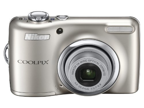 NikonデジタルカメラCOOLPIX L23 シルバー L23SL 1000万画素 広角28mm 光学(中古品)_画像2