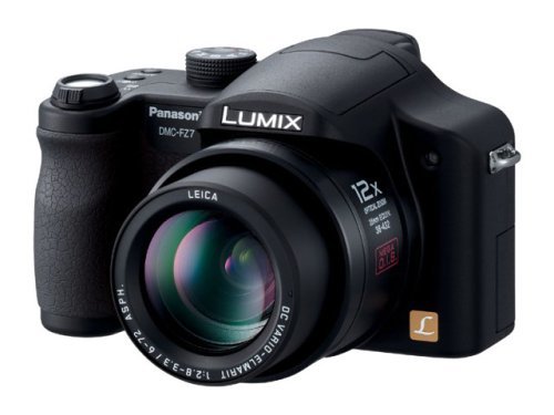 パナソニック デジタルカメラ LUMIX DMC-FZ7-K ブラック(品)