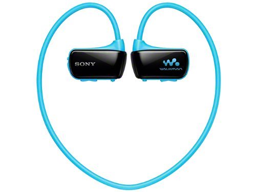 SONY ウォークマン Wシリーズ 8GB ヘッドホン一体型 防水タイプ ブルー NW-(中古品)_画像1