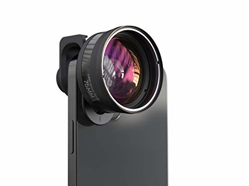 ShiftCam 75mm 長距離マクロプロレンズ iPhoneとAndroid用 - 動きのあるマ (中古品)