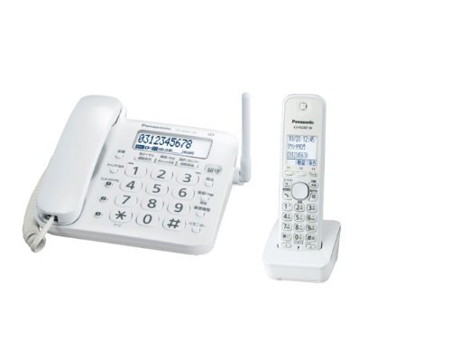 パナソニック RU・RU・RU デジタルコードレス電話機 子機1台付き 1.9GHz DE(中古品)_画像1