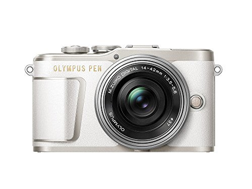 OLYMPUS ミラーレス一眼カメラ PEN E-PL9 レンズキット ホワイト(中古品)