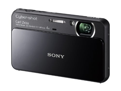 ソニー SONY デジタルカメラ Cybershot T110 1610万画素CCD 光学ｘ4 ブラッ(中古品)