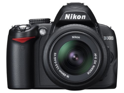 Nikon デジタル一眼レフカメラ D3000 レンズキット D3000LK(中古品)