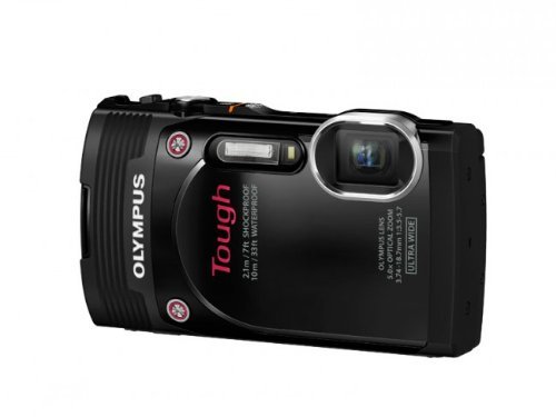 OLYMPUS デジタルカメラ STYLUS TG-850 Tough ブラック 防水性能10m 可動式(中古品)