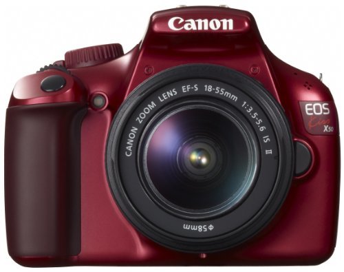 Canon デジタル一眼レフカメラ EOS Kiss X50 レンズキット EF-S18-55mm IsI(中古品)
