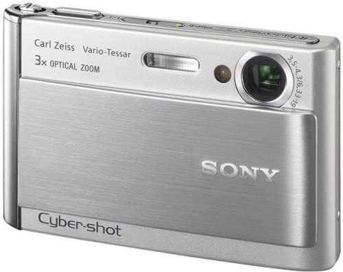 ソニー SONY デジタルカメラ サイバーショット T70 シルバー DSC-T70-S(中古品)_画像1