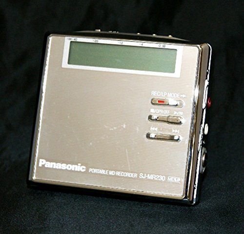 Panasonic　パナソニック　SJ-MR230-S シルバー　ポータブルMDレコーダー　(中古品)