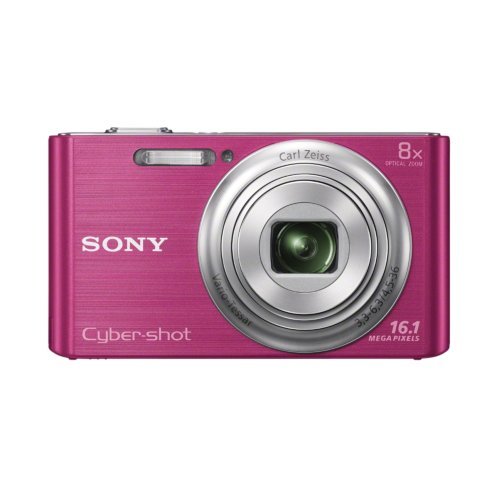 SONY デジタルカメラ Cyber-shot W730 1610万画素 光学8倍 ピンク DSC-W730(中古品)