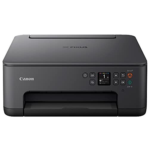 Canon プリンター A4インクジェット複合機 PIXUS TS7530 ブラック 2021年モ(中古品)_画像2