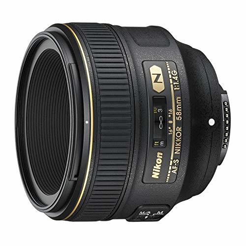Nikon 単焦点レンズ AF-S NIKKOR 58mm f/1.4G Fマウント フルサイズ対応(品)