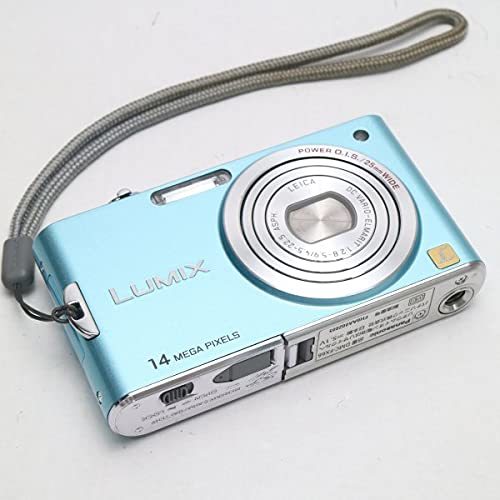 パナソニック デジタルカメラ ルミックス フローラルブルー DMC-FX66-A(品)