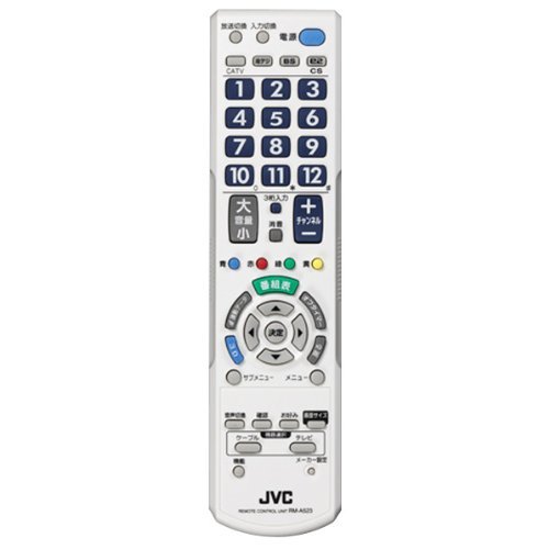 JVCケンウッド JVC リモートコンローラー ホワイト RM-A523-W(中古品)_画像1