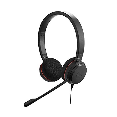 Jabra Evolve 20 MS Stereo マイクロソフト認定ヘッドセット 【国内正規品 (中古品)