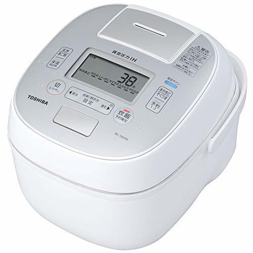 東芝 真空圧力IHジャー炊飯器（5.5合炊き） グランホワイトTOSHIBA 合わせ (中古品)