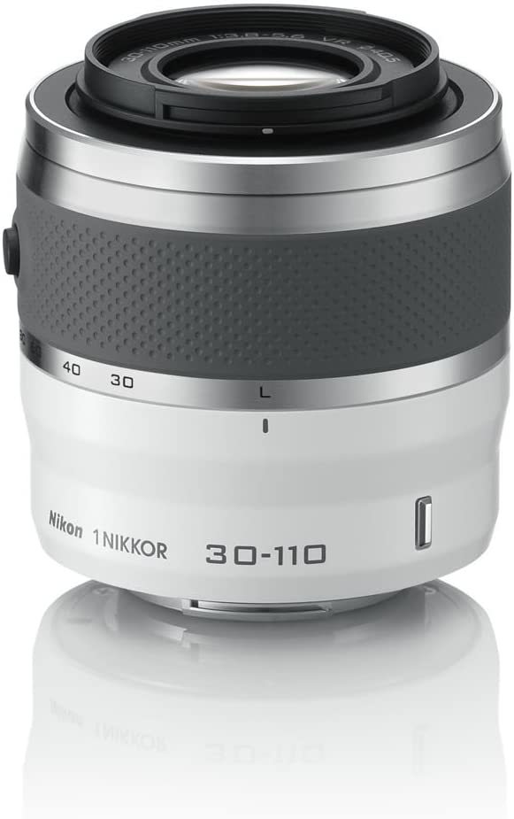 Nikon 望遠ズームレンズ 1 NIKKOR VR 30-110mm f/3.8-5.6 ホワイト ニコンC(中古品)