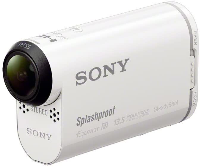 SONY ビデオカメラ アクションカム AS100V ウォータープルーフケース付 HDR(中古品)_画像1
