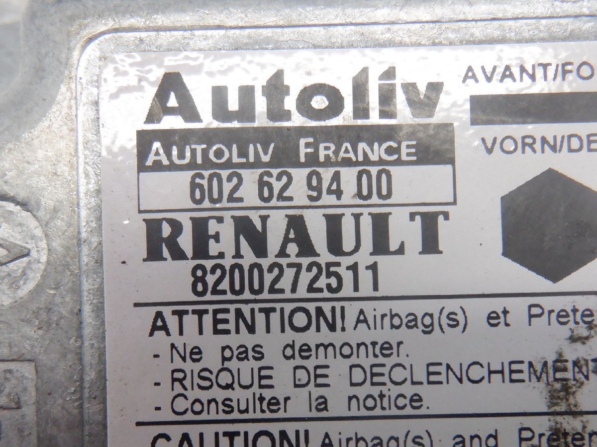 *(223278) Heisei era 15 year Renault Kangoo GH-KCK4M airbag computer 8200272511