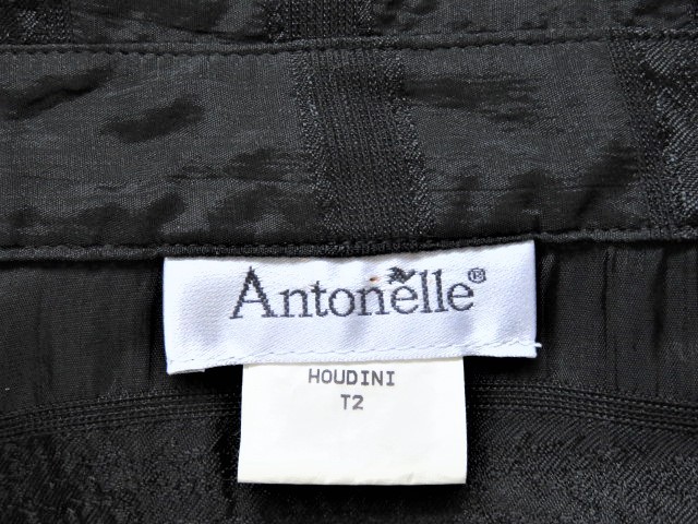 ■新品同様 【Antonelli 】ルチアーノ・アントネッリ 高級 光沢 オーガンジー シャツ 上質美品 送料185円 黒 ブラック w1193_画像7