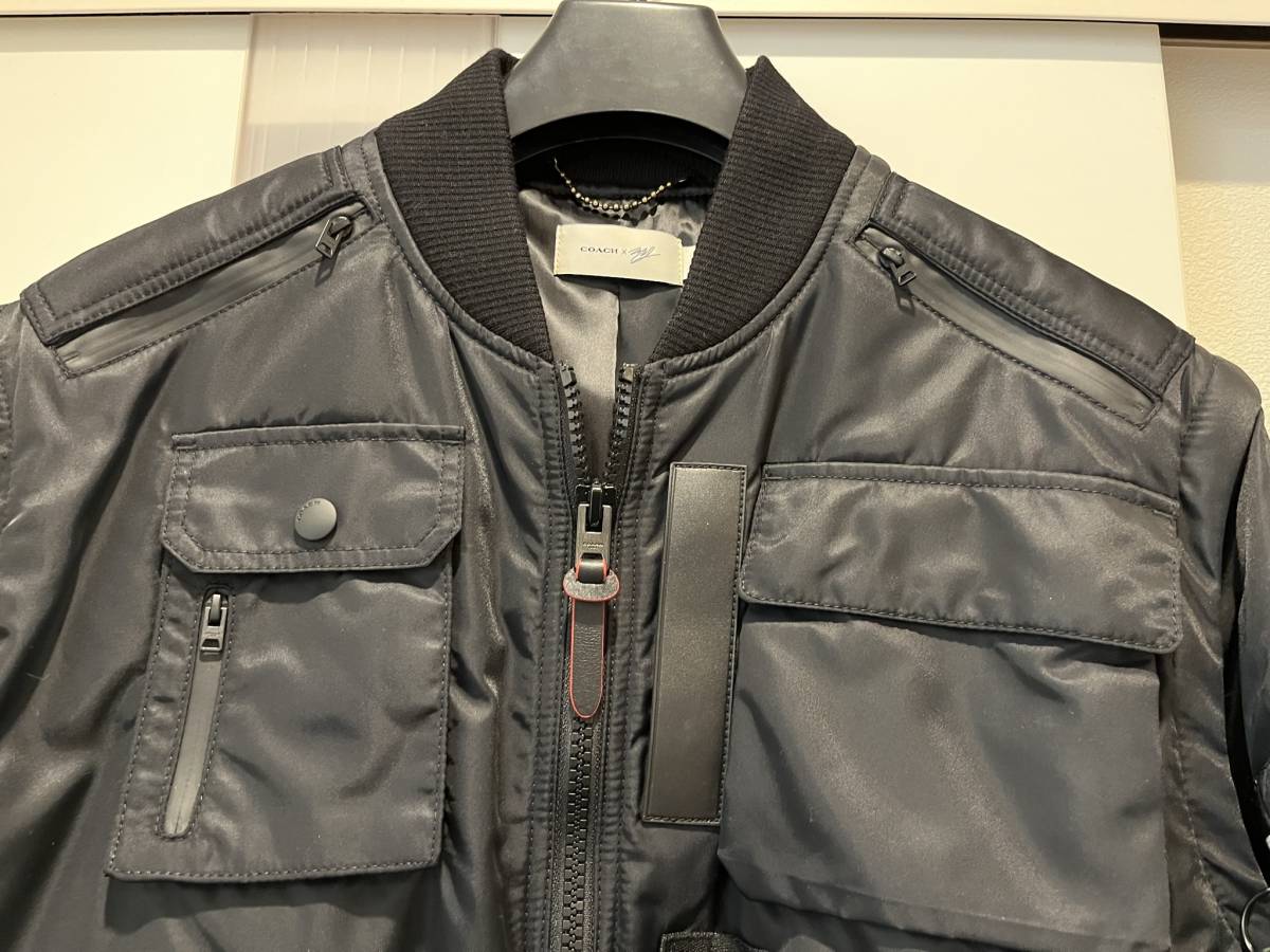 Coach x Michael B. Jordan MA-1 NARUTO ナルト コラボ 46 黒 Coach x Michael B. Jordan MA-1 NARUTO ナルト コラボ 46 黒