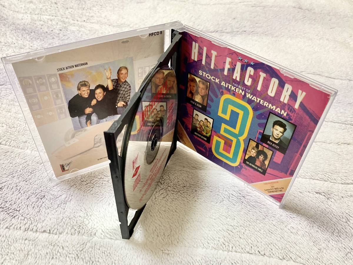 【80's】Hit Factory 3 - The Best Of Stock Aitken Waterman PWL （1989、2CD、Pumping Party Mixes、Kylie Minogue、Hazell Dean）の画像3