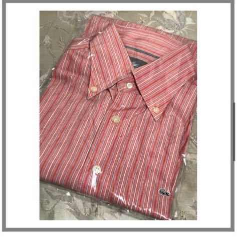 ラコステ LACOSTE ボタンダウンシャツ ストライプ メンズ 2サイズ ファッション_画像6