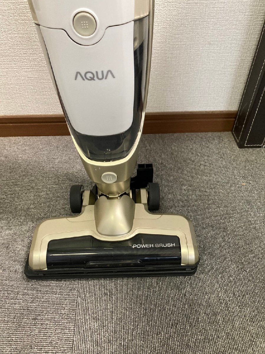 新しく着き AQUA AQC-PX1N W コードレススティッククリーナー ホワイト