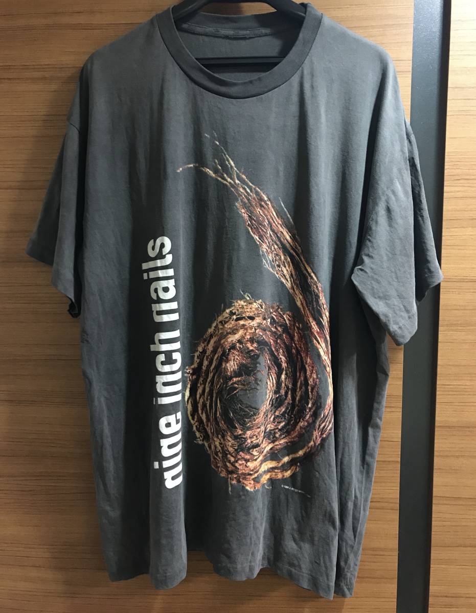 古着 アメリカ製 90年代 BAND TEE VINTAGE NINE INCH NAILS ビンテージ T ナイン インチ ネイルズ バンド Tシャツ MADE IN USA 製 90s_画像1