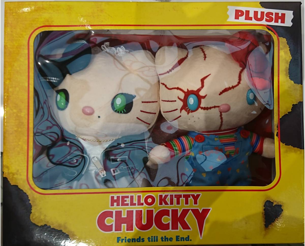 692 ハローキティ チャッキー ミミィ ティファニー ぬいぐるみ セット USJ ハロウィーン ホラーナイト 2018 限定 Hello Kitty Chucky