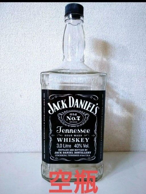 空瓶 ジャックダニエルJackDaniel's3リットルボトル空瓶1本ウィスキー