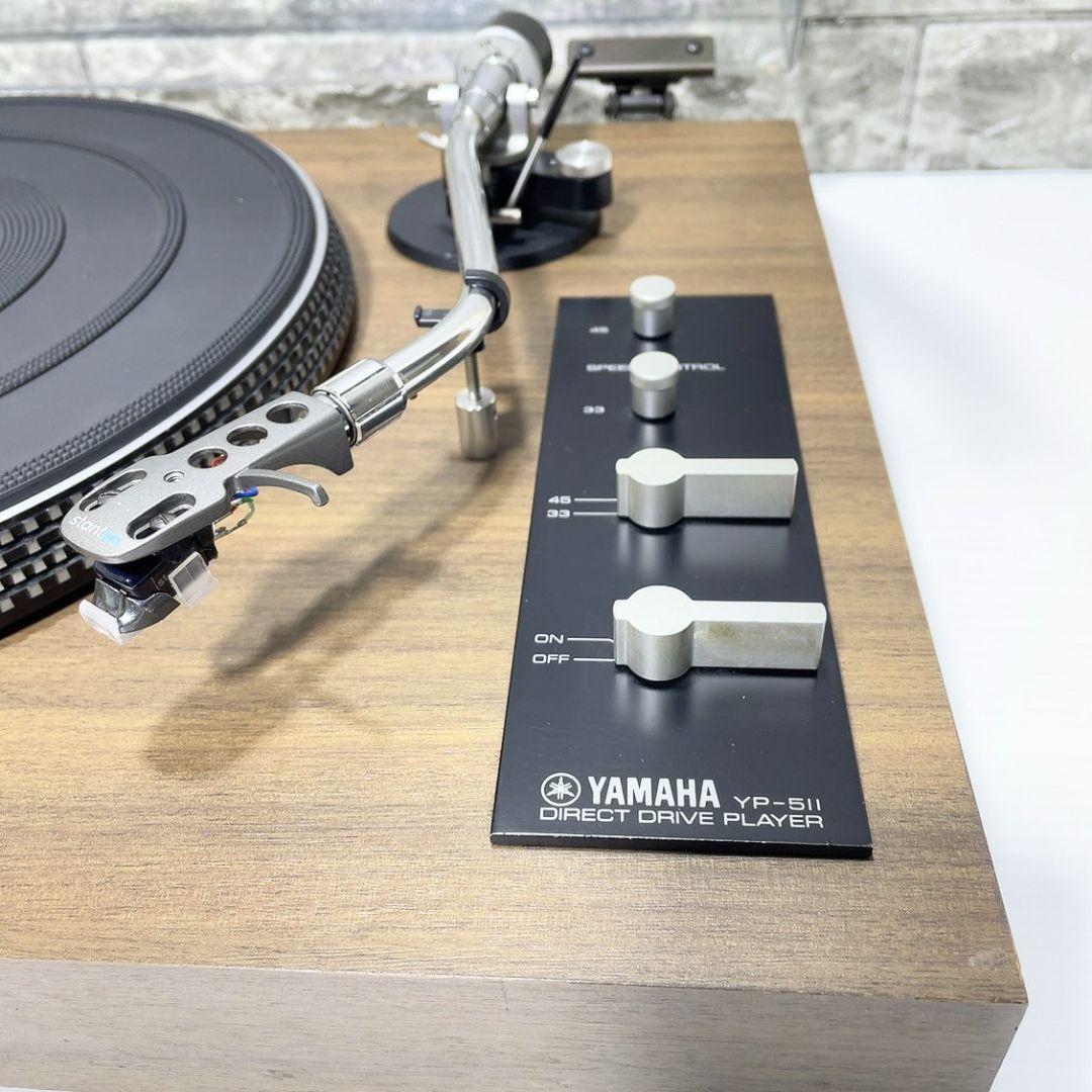 YAMAHA ヤマハ レコードプレーヤー ターンテーブル 針付き YP-511 楽器