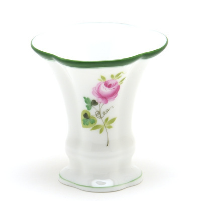 ヘレンド(Herend) ミニ花瓶(06783) 花器 ウィーンのバラ 手描き 磁器製 花活け 置物 飾り物 ハンガリー製 新品