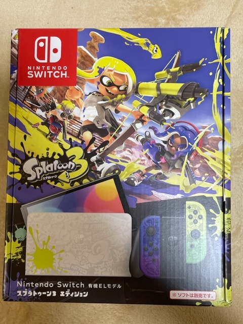 新品未開封 有機ELモデル Nintendo Switch (有機ELモデル) スプラ