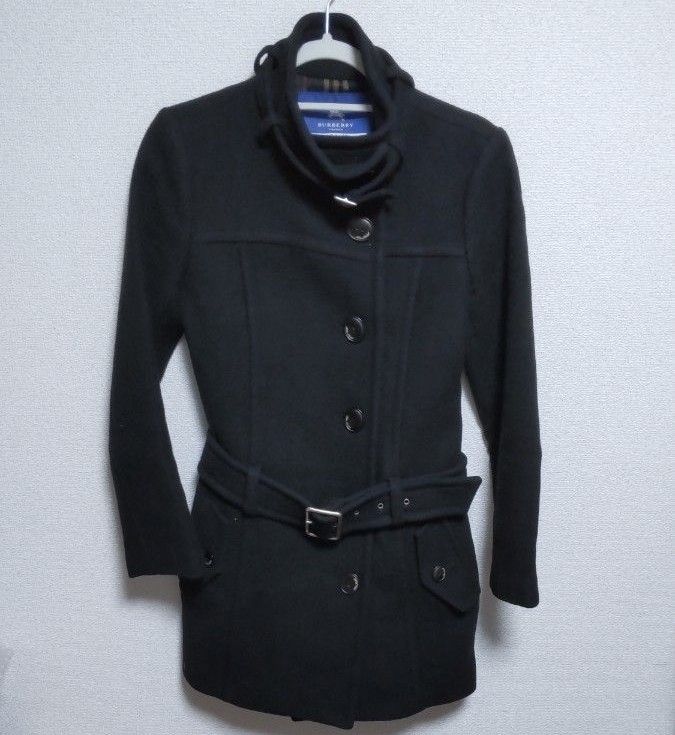 BURBERRY バーバリーブルーレーベル ノバチェック アンゴラ カシミア