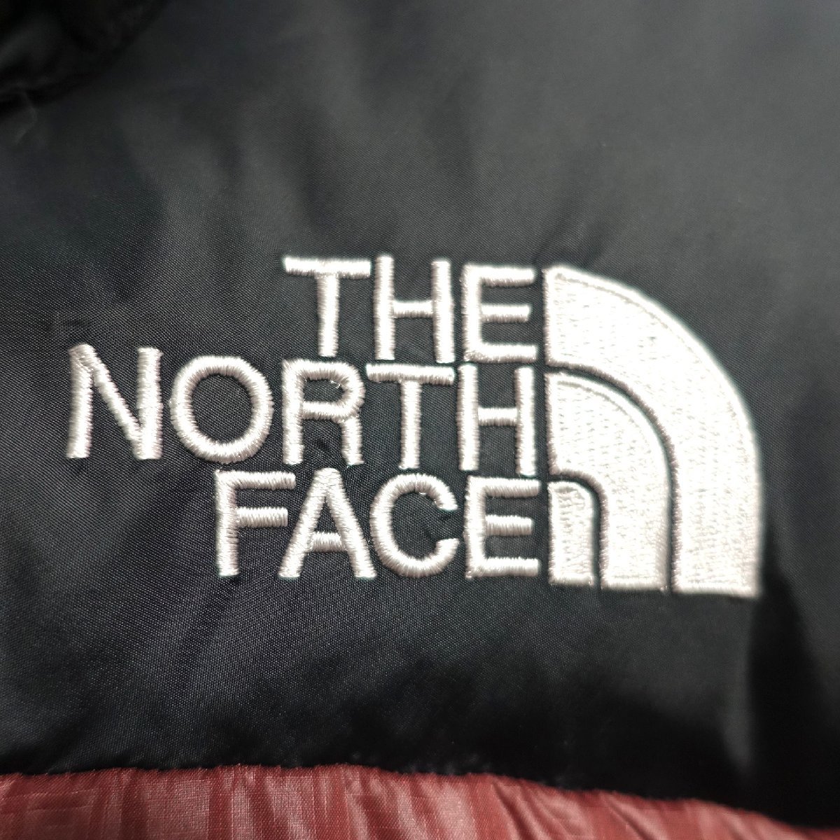THE NORTH FACE ノースフェイス ダウンジャケット 700FP メンズ Sサイズ レッド ブラウン 正規品 D3307 4