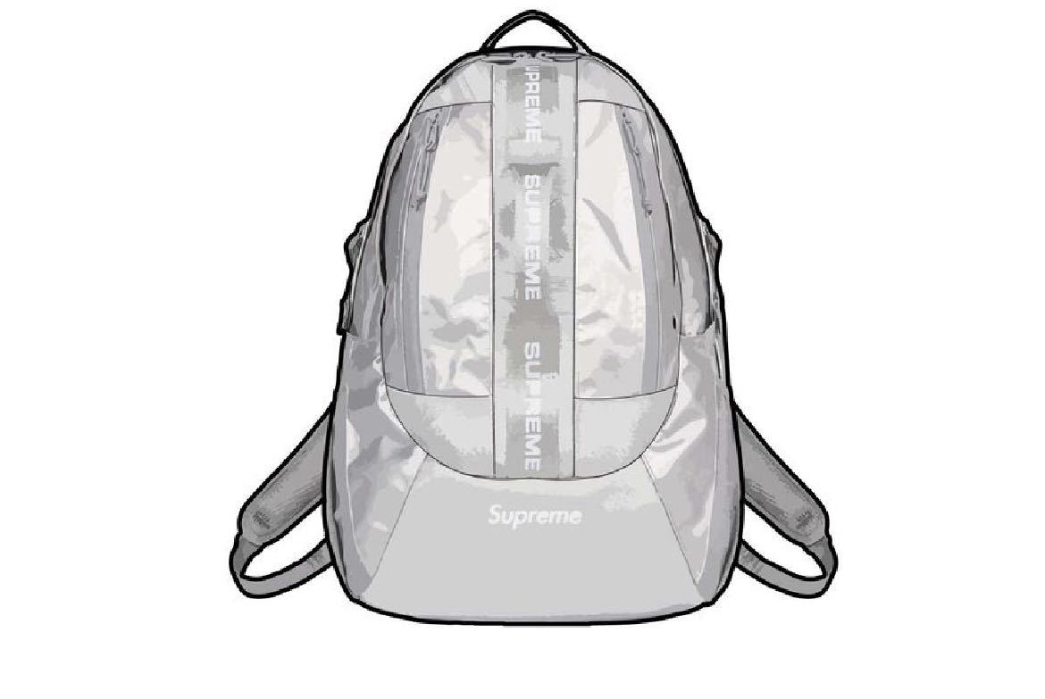 最も  Supreme シュプリーム　バックパック　美品 Silver Backpack FW22 かばん、バッグ