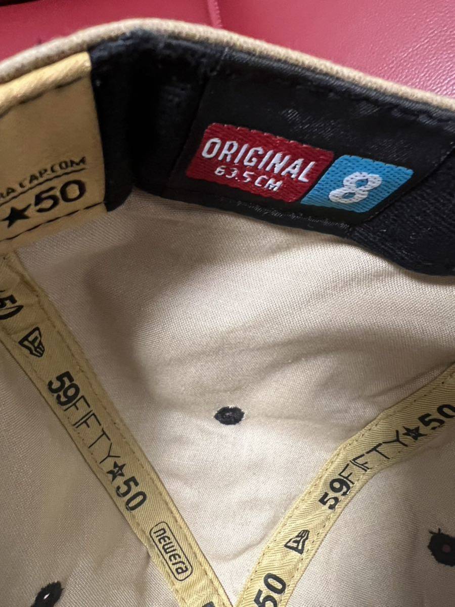 キャップ 帽子 NEW ERA ニューエラ 59 FIFTY 50 8 63.5cm 使用品 美品