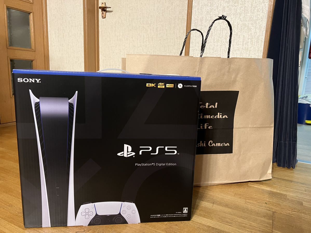 激安通販新作 PlayStation5 最新型　新品未開封　12月3日購入 CFI-1200B01 デジタルエディション PS5本体