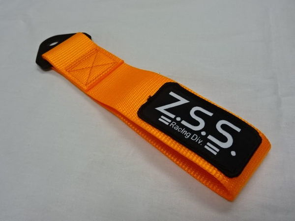 ☆Z.S.S. Racing TOW STRAP トーストラップ オレンジ 橙色 牽引 ベルト 牽引フックトーイングストラップ 新品 在庫有り！即納 ZSS_画像2