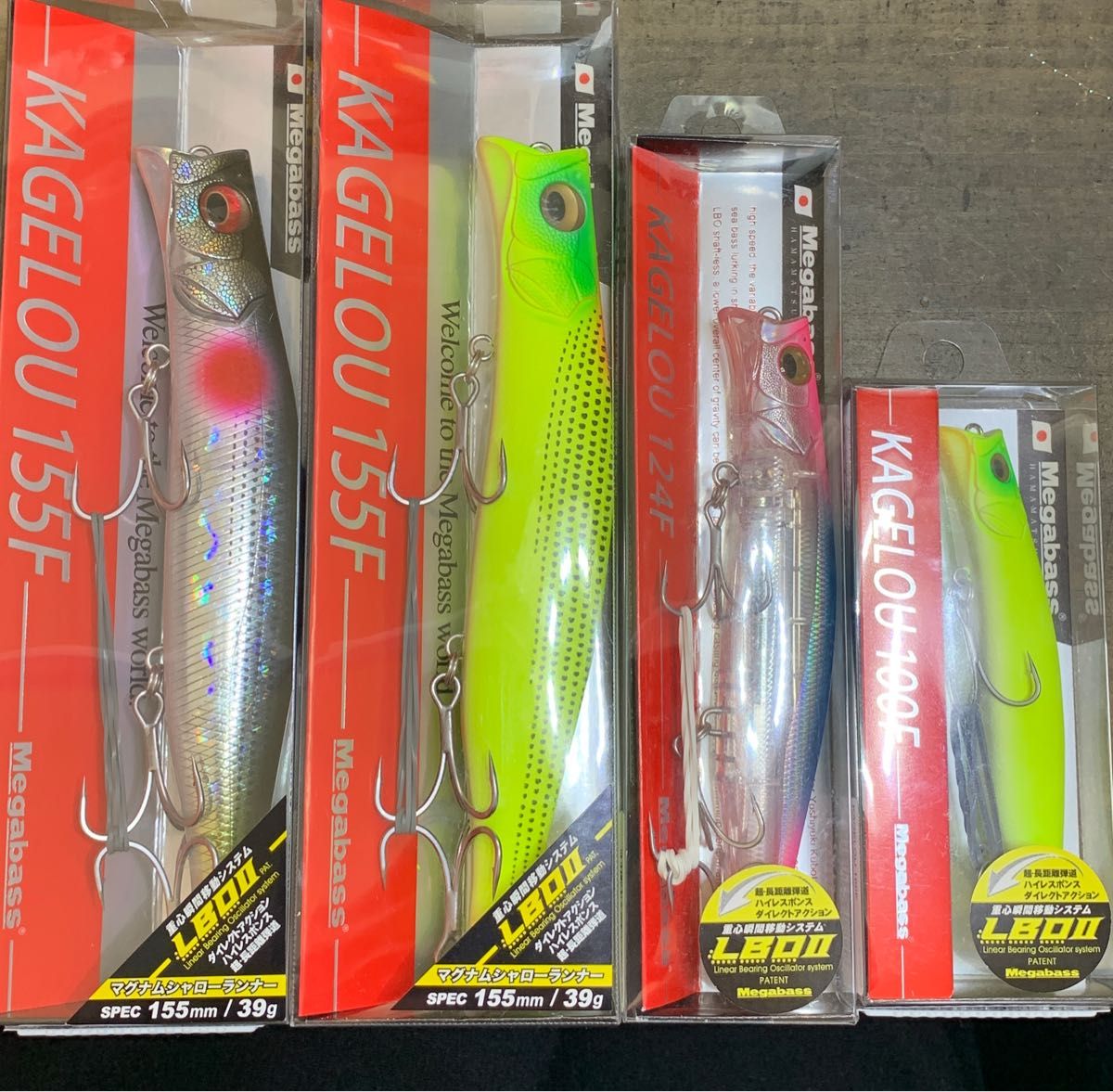 メガバス カゲロウ 124F MD125F 155F オンラインストア通販売 www