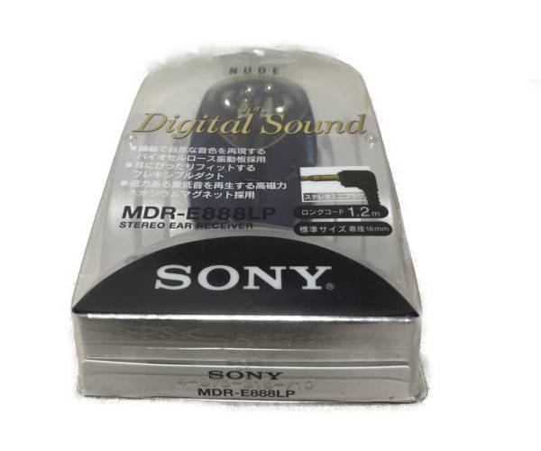 完動品 美品 SONY ステレオ・イヤーレシーバー MDR-E888LP 貴重 レア