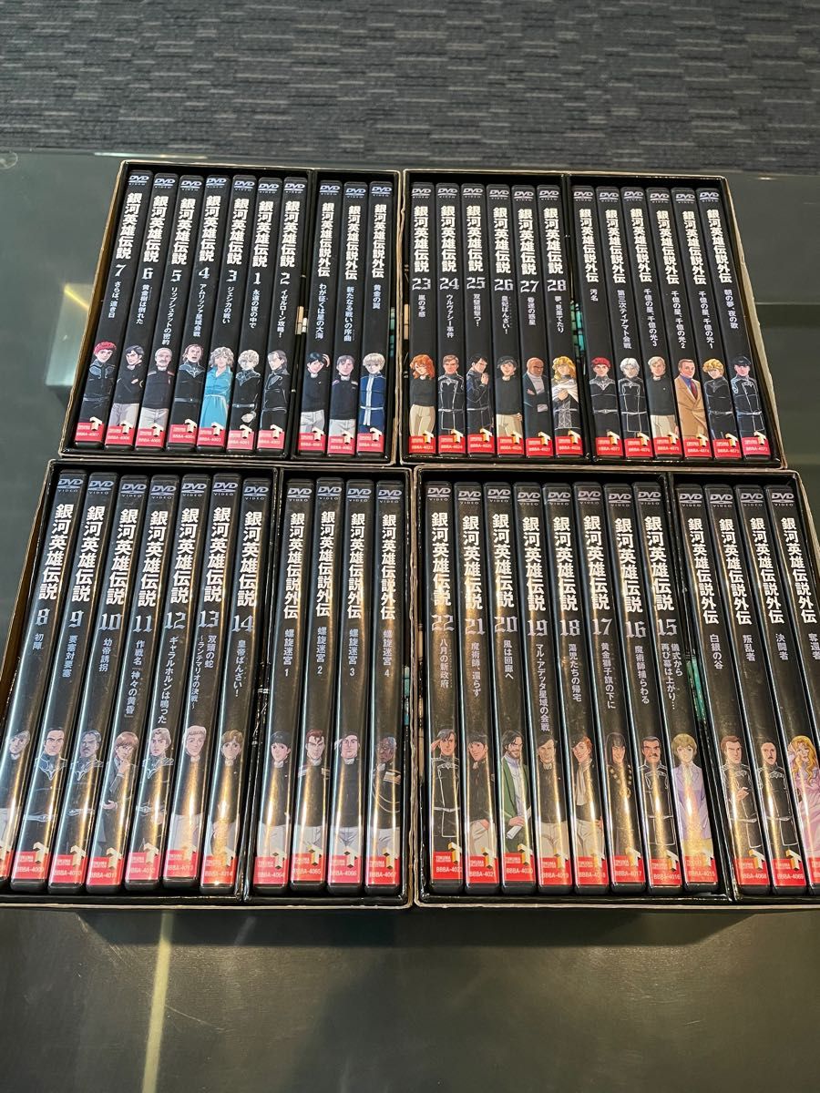 安心 保証 銀河英雄伝説 DVD-BOX 全4巻 全28巻+外伝 全17巻 - 通販